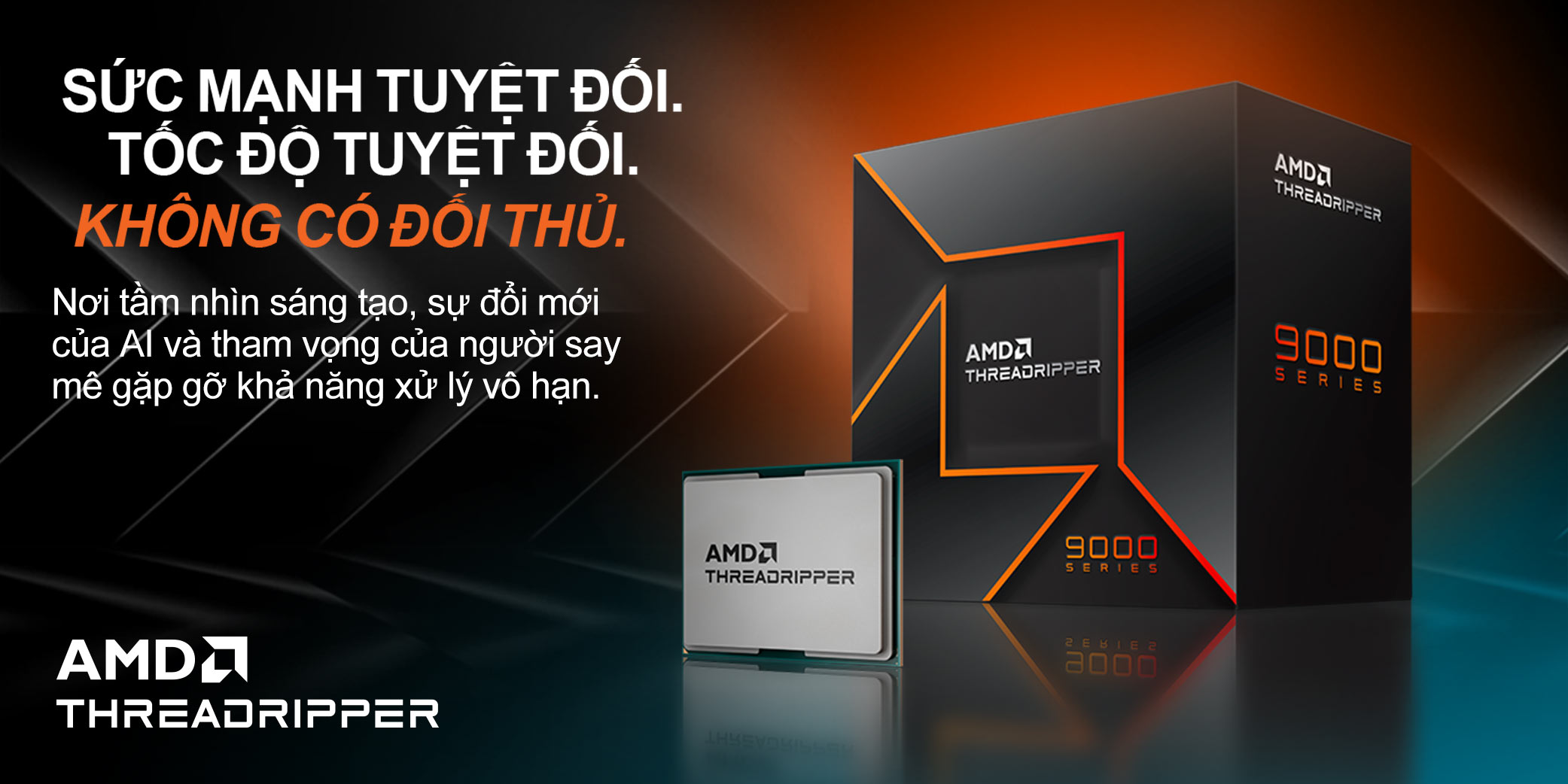Sức mạnh đỉnh cao của AMD Ryzen Threadripper 9000 với Viết Sơn JDC
